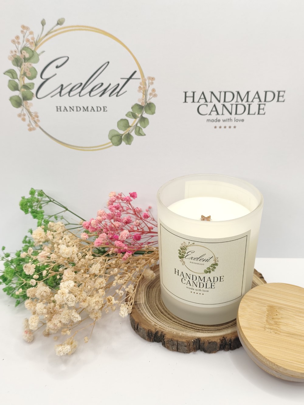 Świeca zapachowa sojowa / Lawendowe pole 300 ml - obrazek 2